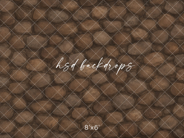 Weathered River Rock Photography Backdrop – Earthy Studio Background | HSD Backdrops