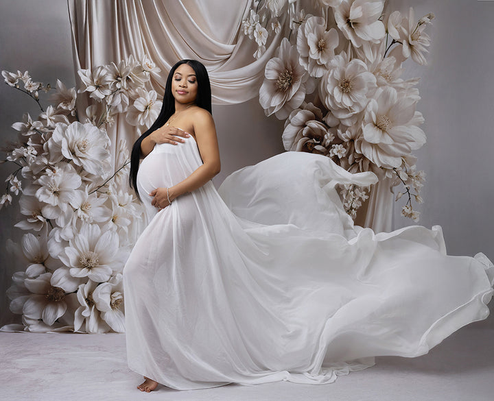 Floral Serenity (sweep options) - HSD Photography Backdrops 