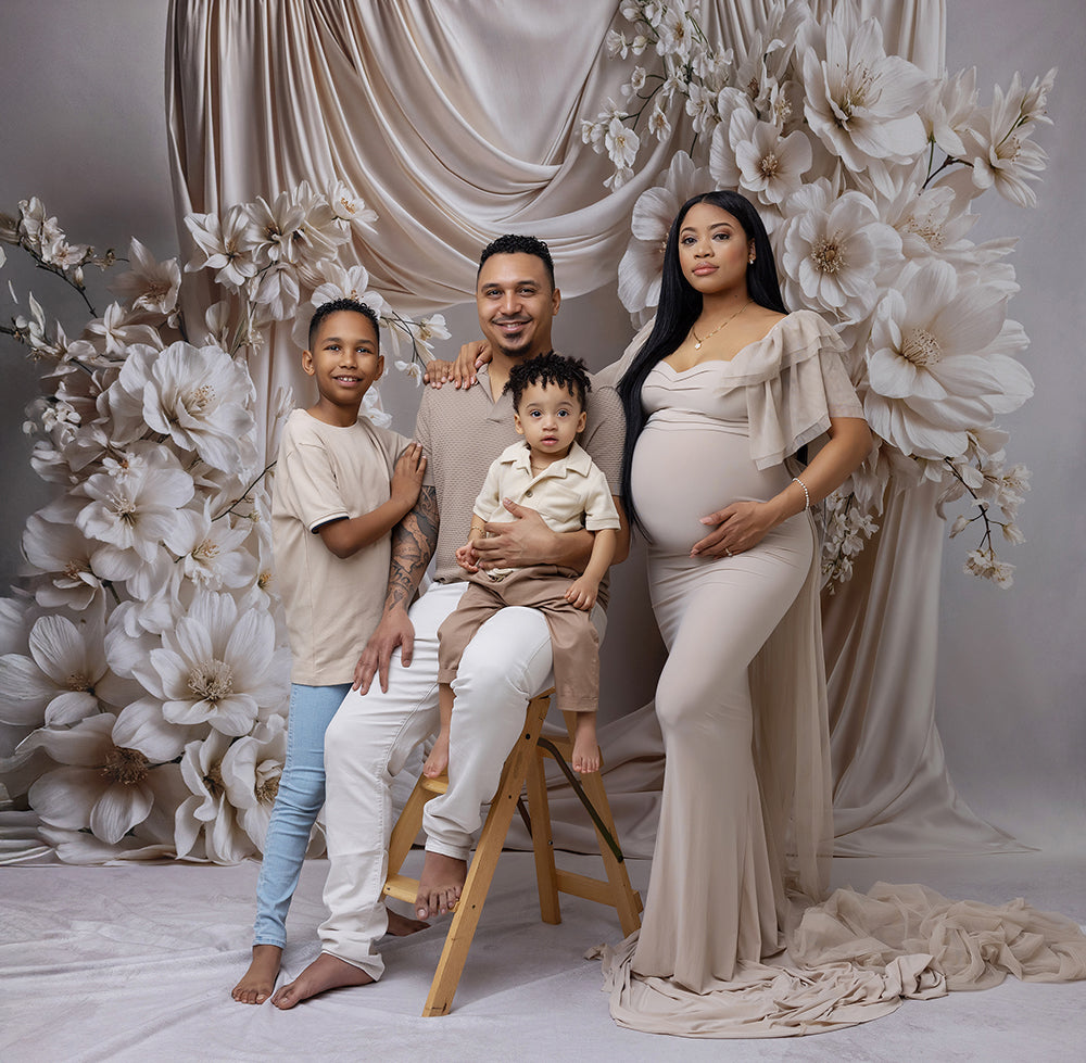 Floral Serenity (sweep options) - HSD Photography Backdrops 
