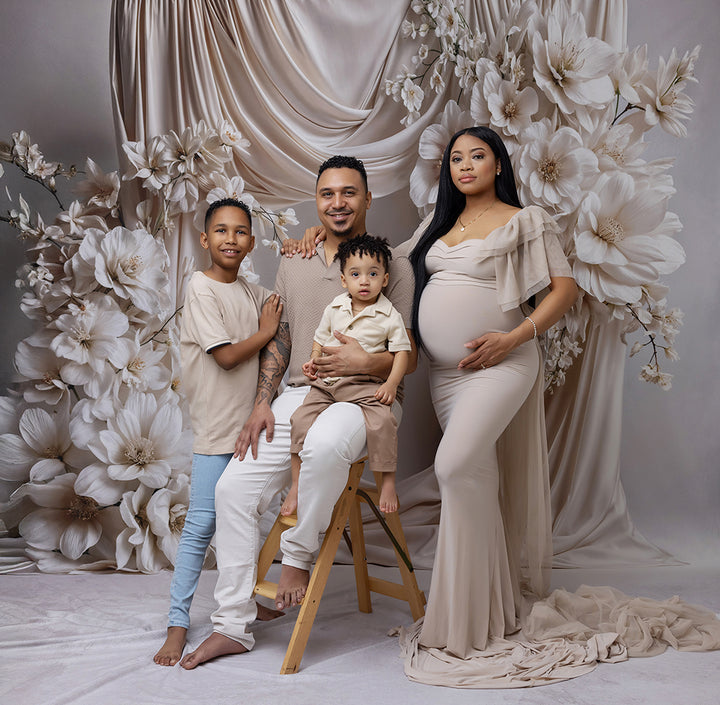 Floral Serenity (sweep options) - HSD Photography Backdrops 