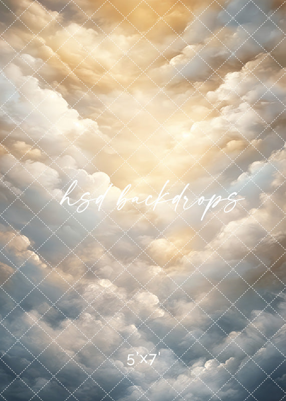 Sunset Sky Clouds Maternity Backdrop for Photos – HSD Photography Backdrops