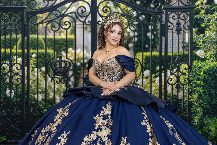 Royal Garden Gates – Elegant Floral Backdrop | HSD Backdrops