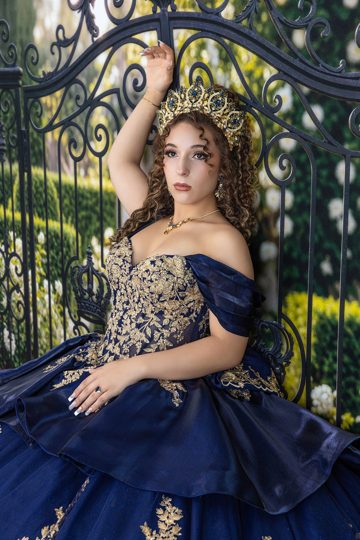 Royal Garden Gates – Elegant Floral Backdrop | HSD Backdrops