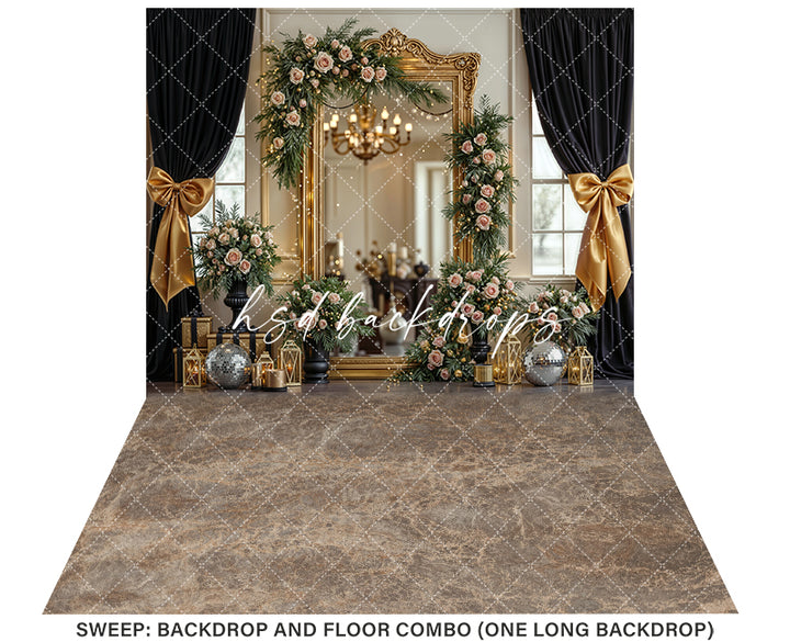 Midnight Glamour – New Year’s Eve Photography Backdrop