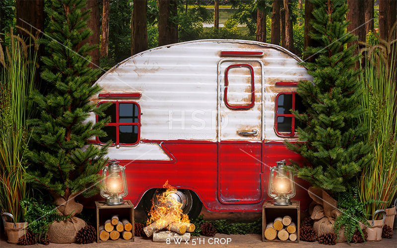 Happy Camper (poly) - HSD Photography Backdrops 
