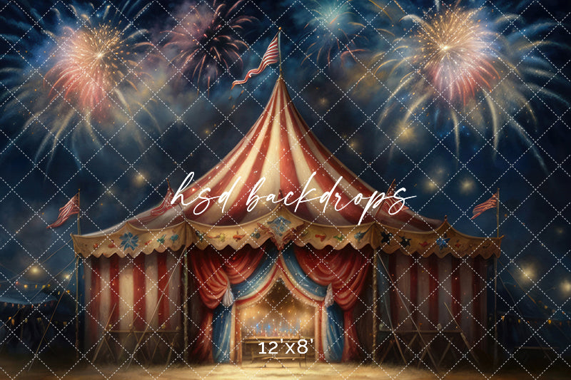 4th of July Tent - HSD Photography Backdrops 