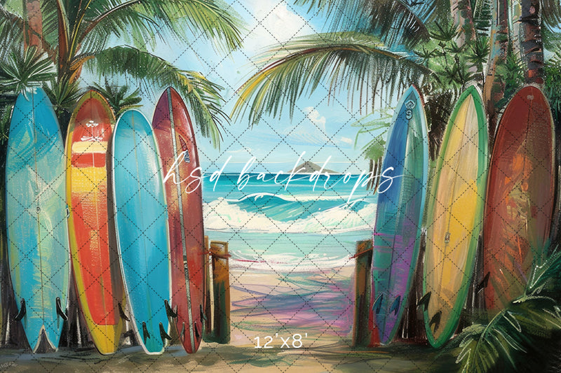 Surf Boards - HSD Photography Backdrops 
