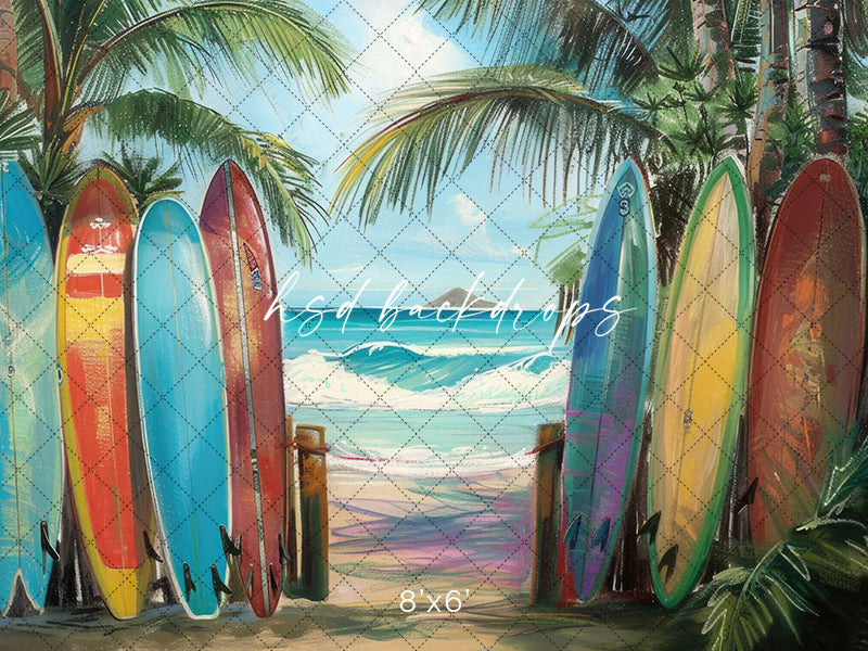 Surf Boards - HSD Photography Backdrops 