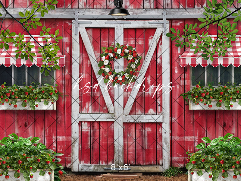 Strawberry Barn - HSD Photography Backdrops 
