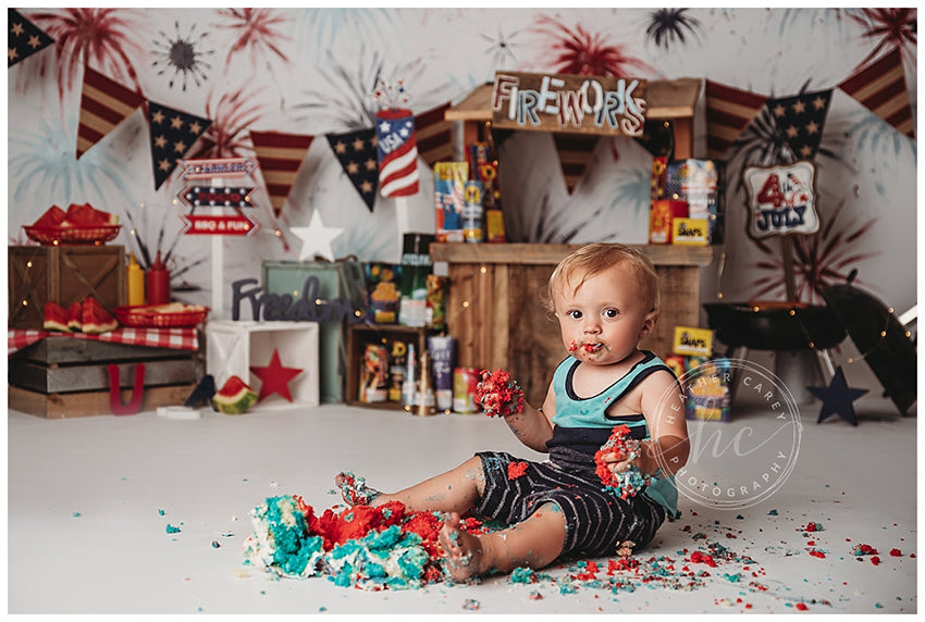 4th of July Party - HSD Photography Backdrops 
