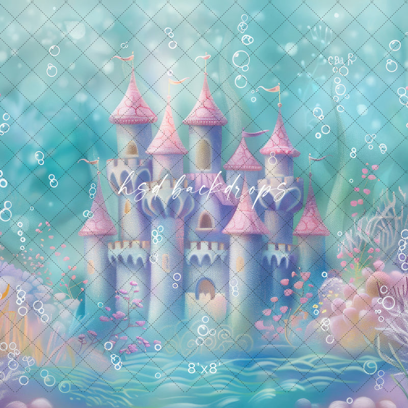 Mermaid Castle - HSD Photography Backdrops 