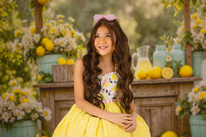 Citrus Sips Lemonade Stand (sweep options) - HSD Photography Backdrops 