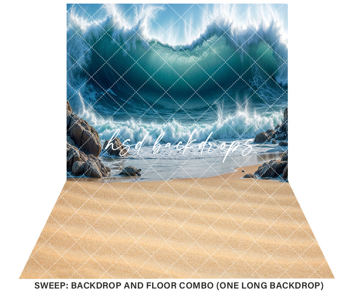 Tidal Wave (sweep options) - HSD Photography Backdrops 