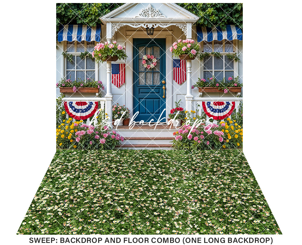 Independence Day Inn (sweep options) - HSD Photography Backdrops 