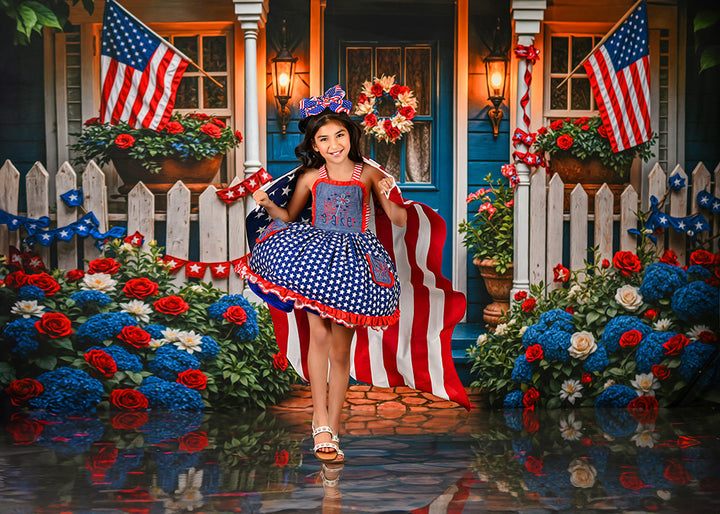 Red, White and Blue Bungalow (sweep options)