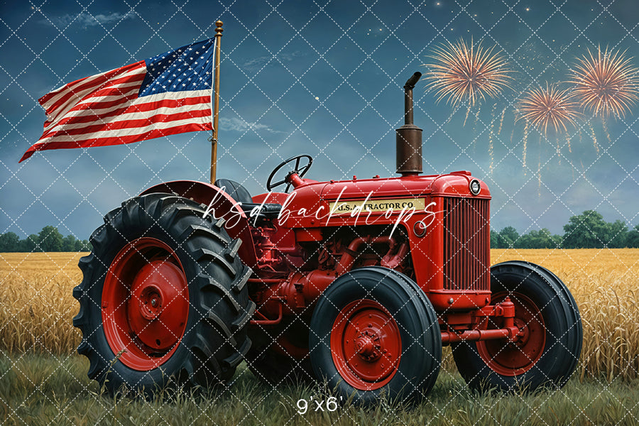 Patriotic Tractor (sweep options)