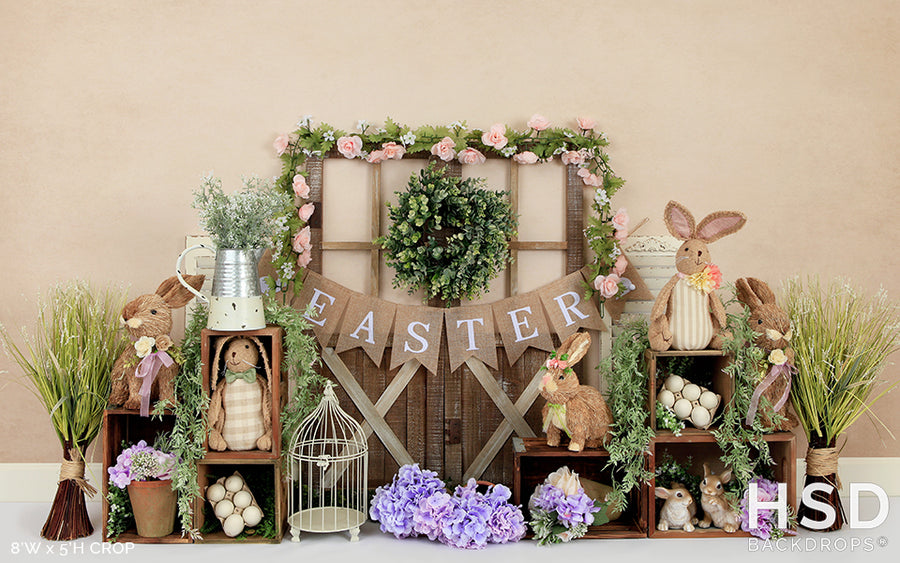 Cute as Bunny (poly) - HSD Photography Backdrops 