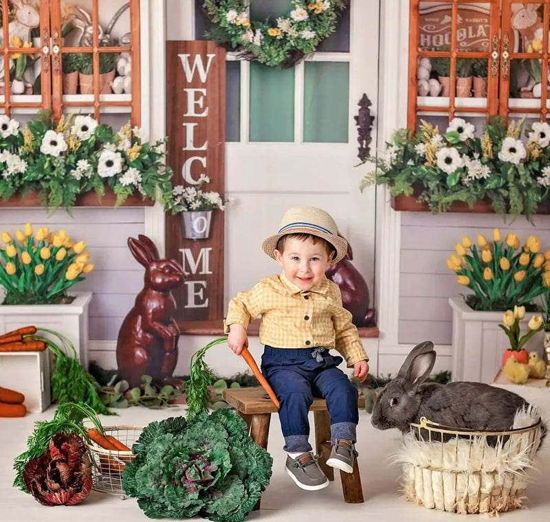 Cottontail's Cottage - HSD Photography Backdrops 