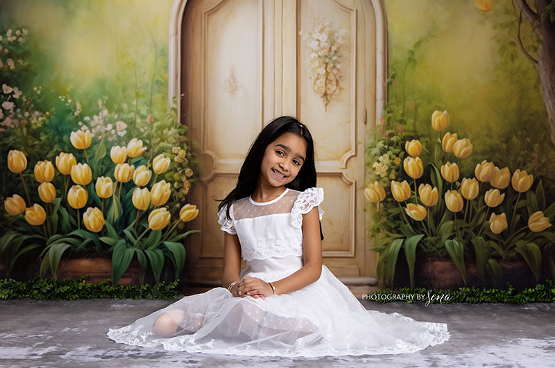Antique Spring Door (sweep options) - HSD Photography Backdrops 