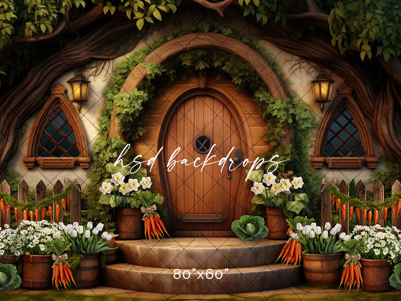 Spring Backdrops for Pictures | Easter Bunny Inn – HSD Photography ...