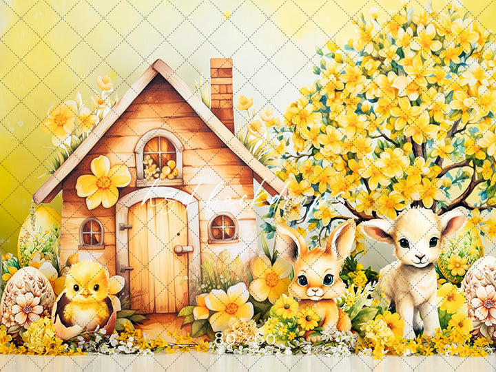 Spring Easter Theme Photo Backdrop for Pictures
