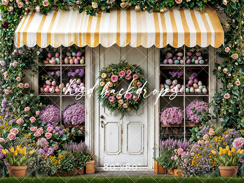 Easter Storefront Easter Egg Storefront Photography Backdrop – HSD Photography Backdrops