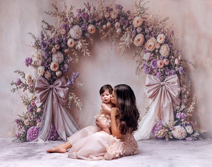 Boho Blooms & Bows - Purple