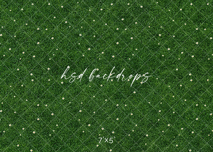 Meadow Bloom Floor – Grass Photography Floor Drop