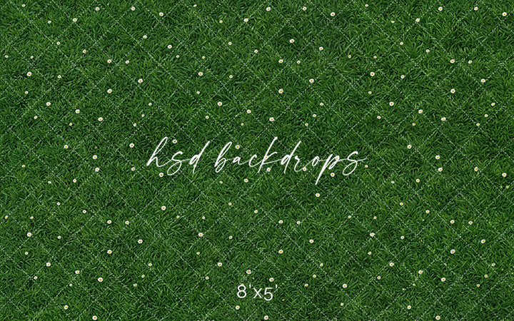 Meadow Bloom Floor – Grass Photography Floor Drop