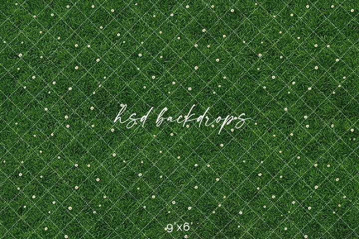 Meadow Bloom Floor – Grass Photography Floor Drop