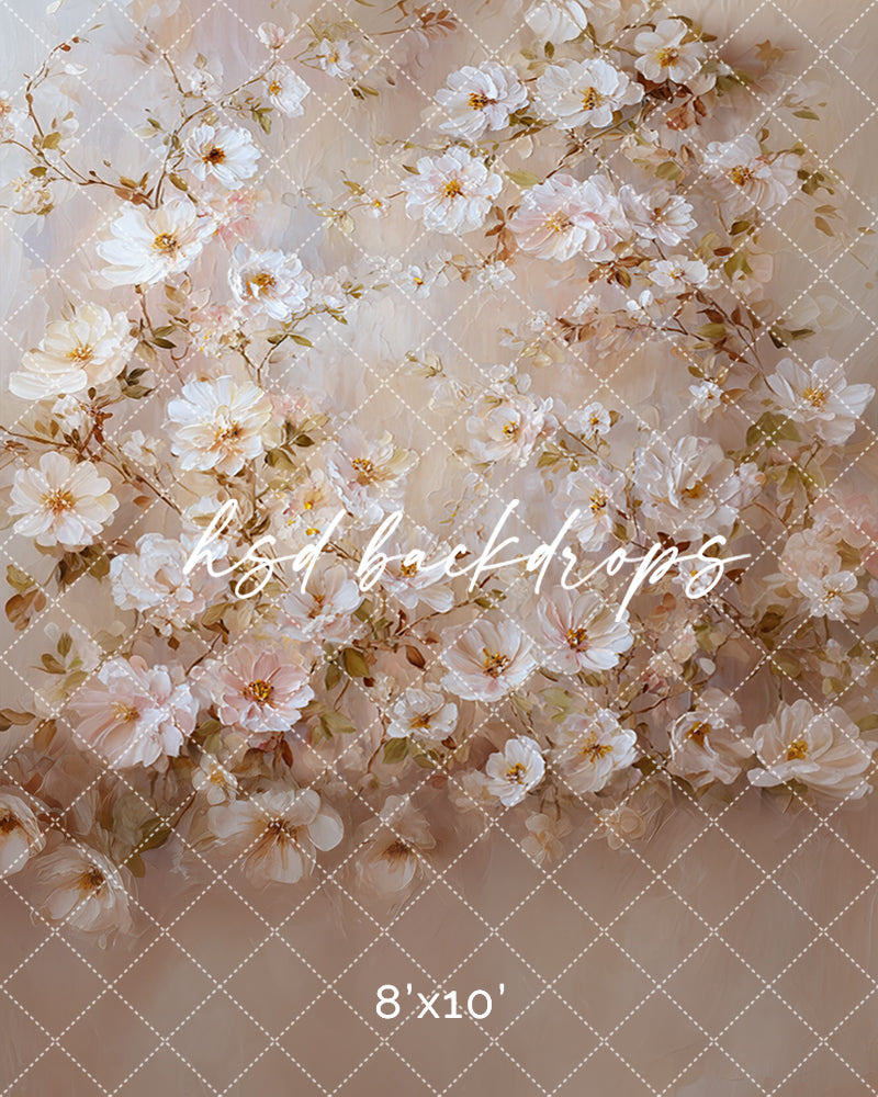 Soft Blossom Meadow – Romantic Spring Floral Backdrop