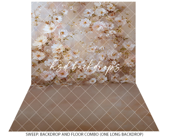 Floral Backdrop Spring Pattern Soft Blossom Meadow Photography Backdrop – Romantic Spring Floral Desi ...