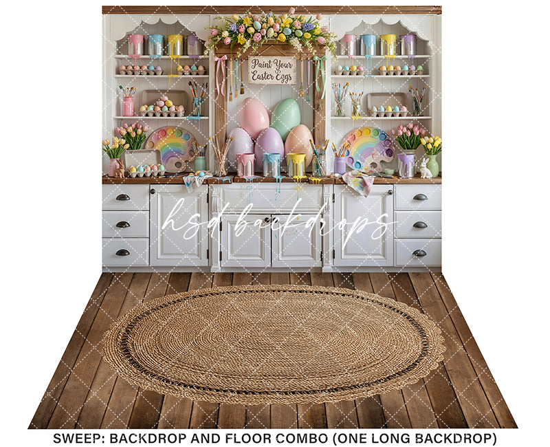 Paint Your Easter Eggs – Pastel Spring Studio Backdrop