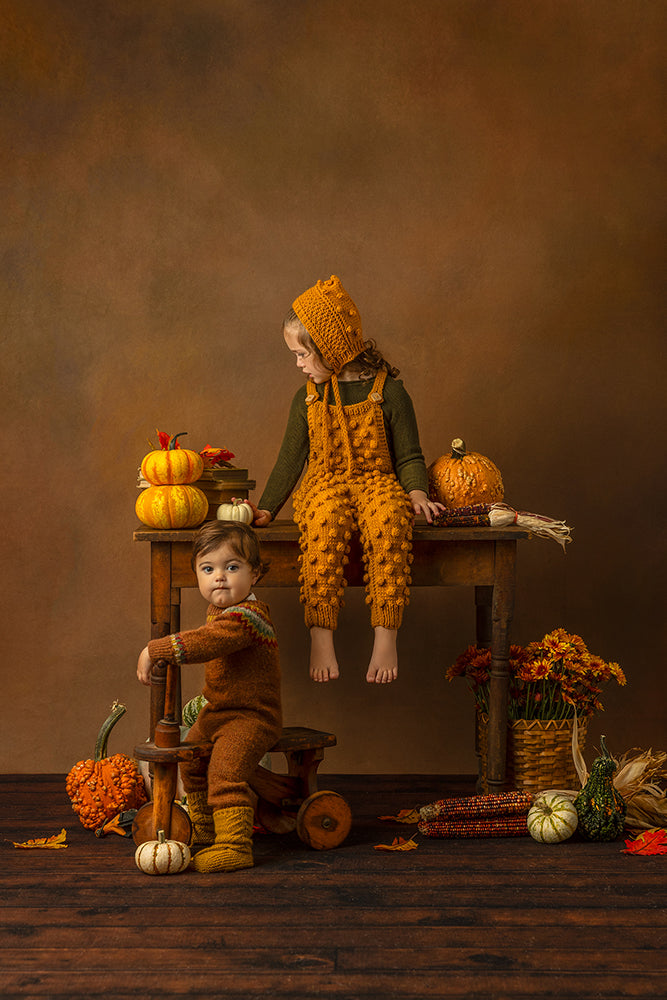Chestnut Glow – Fine Art Brown Textured Photography Backdrop