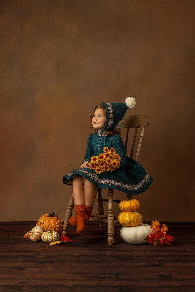 Chestnut Glow – Fine Art Brown Textured Photography Backdrop