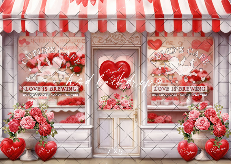 Cupid's Cafe - HSD Photography Backdrops 