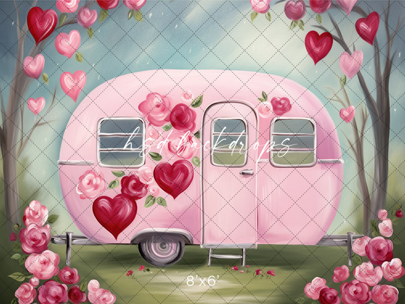 Follow Your Heart Camper - HSD Photography Backdrops 