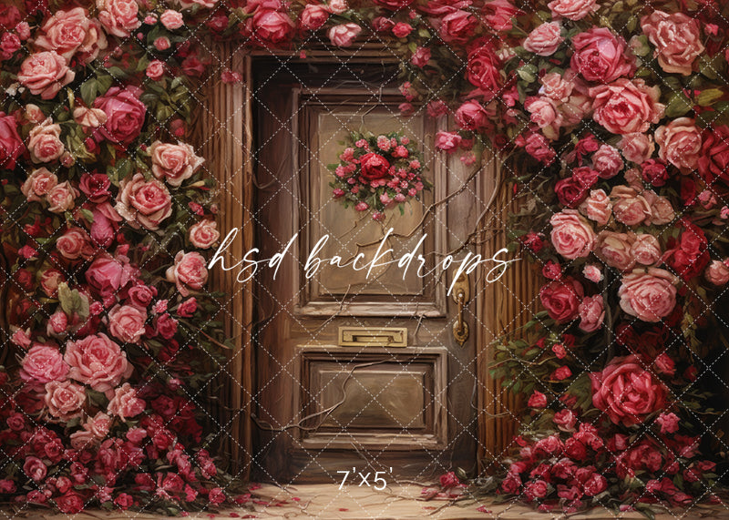 Surrounded by Roses - HSD Photography Backdrops 