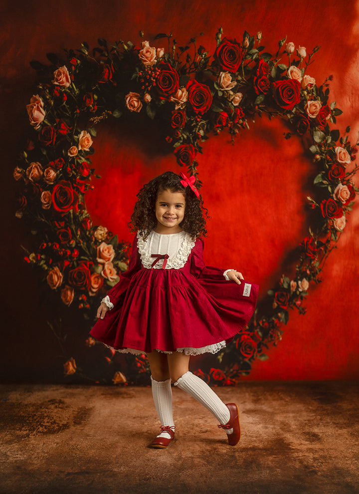 Romantic Roses Heart Arch (sweep options)