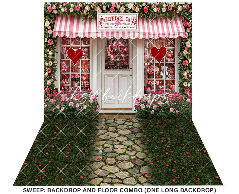 Lover's Lane Cafe (sweep options) - HSD Photography Backdrops 