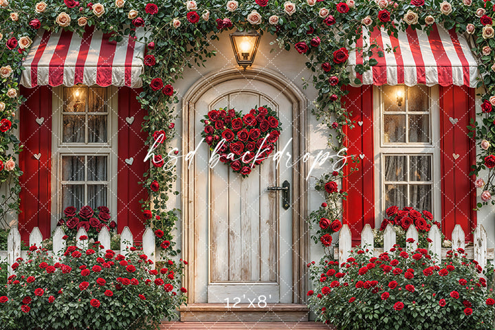 Valentine's Day Cottage Door (sweep options)
