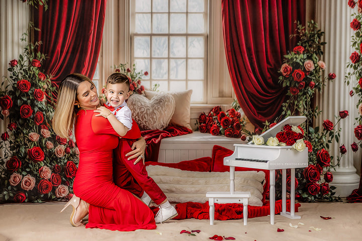 Enchanted Rose Manor – Valentine’s Day Photography Backdrop