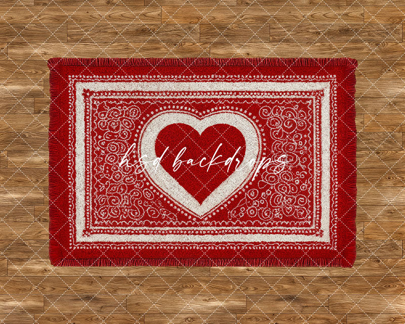 Sweetheart Welcome Mat – Valentine’s Day Photography Backdrop