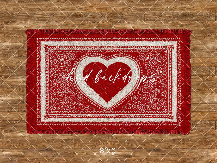 Sweetheart Welcome Mat – Valentine’s Day Photography Backdrop