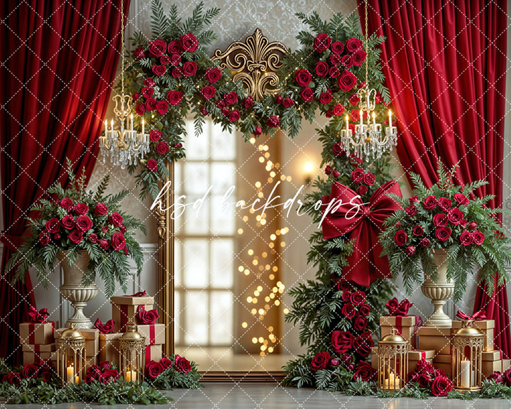 Crimson Romance Manor – Valentine’s Day Photography Background