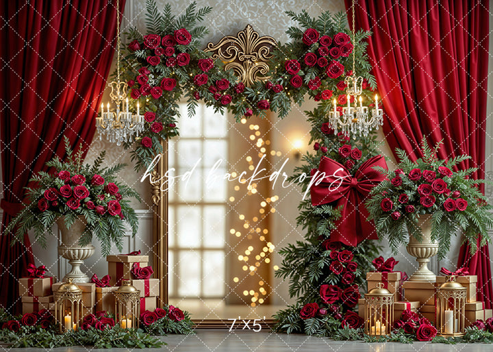 Crimson Romance Manor – Valentine’s Day Photography Background