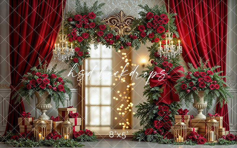 Crimson Romance Manor – Valentine’s Day Photography Background