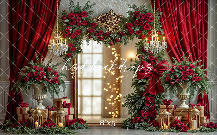 Crimson Romance Manor – Valentine’s Day Photography Background