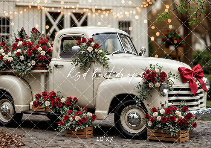 Vintage Love Truck – Valentine’s Day Photo Background