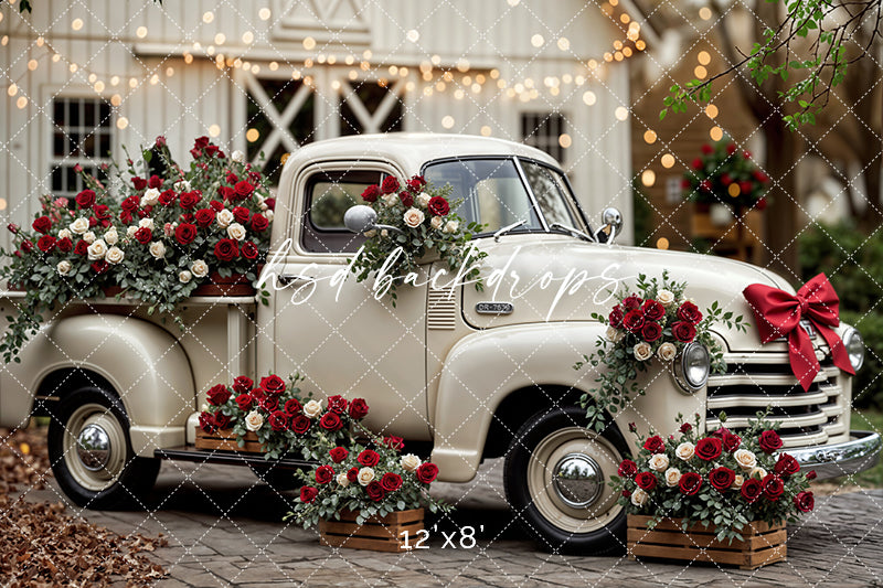 Vintage Love Truck – Valentine’s Day Photo Background